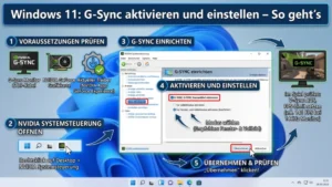 Windows 11: G-Sync aktivieren und einstellen – So geht’s