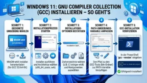 Windows 11: GNU Compiler Collection installieren – So geht’s