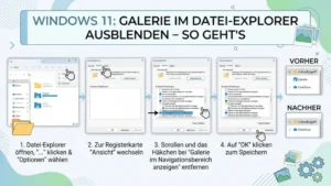 Windows 11: Galerie im Datei-Explorer ausblenden – So geht’s