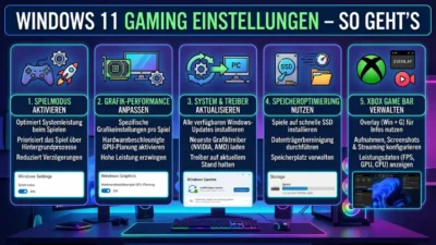 Windows 11 Gaming Einstellungen – So geht’s