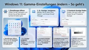 Windows 11: Gamma-Einstellungen ändern – So geht’s