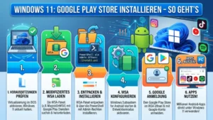 Windows 11: Google Play Store installieren – So geht’s