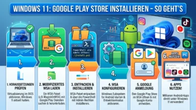 Windows 11: Google Play Store installieren – So geht’s