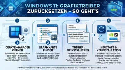 Windows 11: Grafiktreiber zurücksetzen – So geht’s