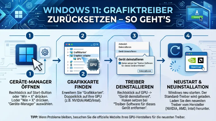 Windows 11: Grafiktreiber zurücksetzen – So geht’s