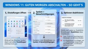 Windows 11: Guten Morgen abschalten – So geht’s