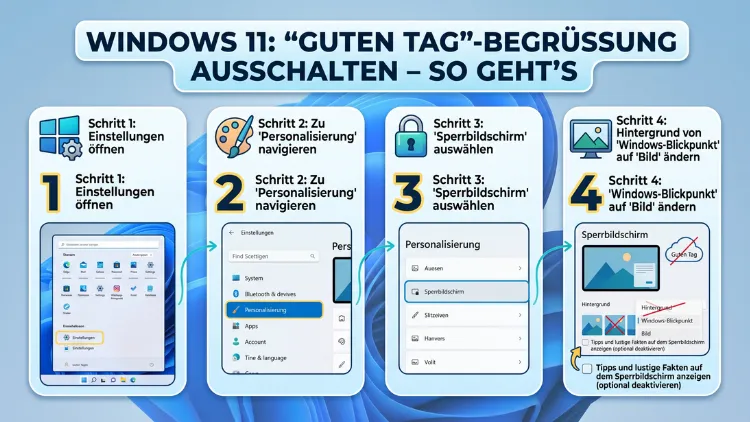 Windows 11: Guten Tag ausschalten – So geht’s