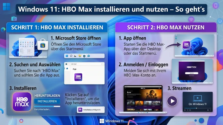 Windows 11: HBO Max installieren und nutzen – So geht’s