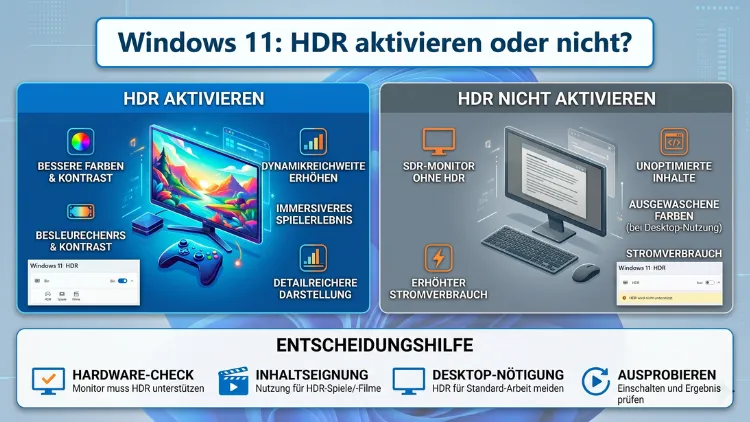 Windows 11: HDR aktivieren oder nicht?