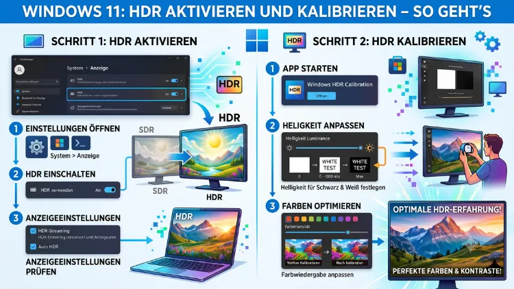 Windows 11: HDR aktivieren und kalibrieren – So geht’s