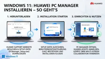 Windows 11: HUAWEI PC Manager installieren – So geht’s