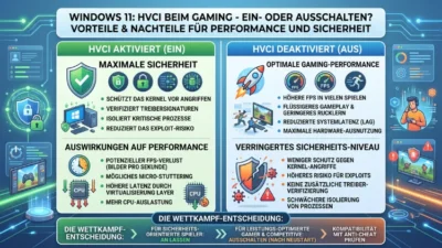 Windows 11: HVCI einschalten oder ausschalten beim Gaming?
