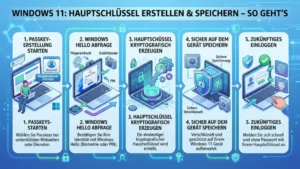 Windows 11: Hauptschlüssel erstellen & speichern – So geht’s