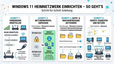 Windows 11 Heimnetzwerk einrichten – So geht’s