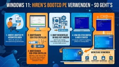 Windows 11: Hiren’s BootCD PE verwenden – So geht’s