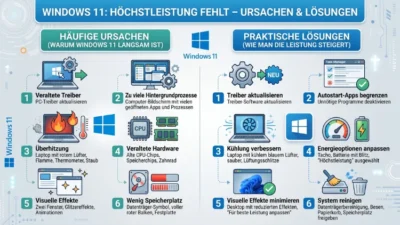 Windows 11: Höchstleistung fehlt – Ursachen & Lösungen