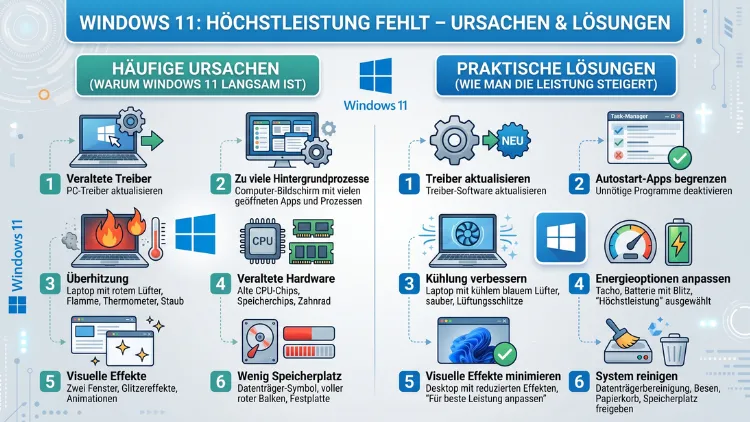 Windows 11: Höchstleistung fehlt – Ursachen & Lösungen