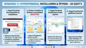Windows 11: HyperTerminal installieren & öffnen – So geht’s