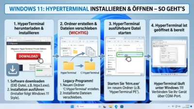 Windows 11: HyperTerminal installieren & öffnen – So geht’s