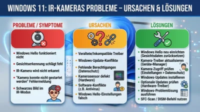 Windows 11: IR-Kameras Probleme – Ursachen & Lösungen