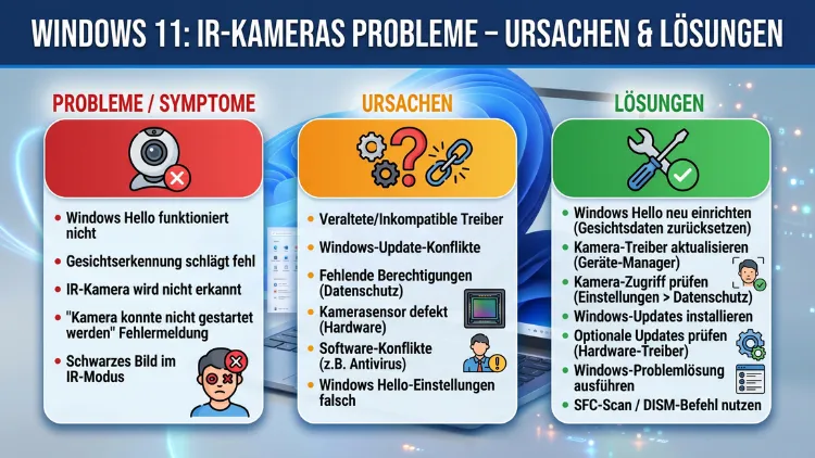 Windows 11: IR-Kameras Probleme – Ursachen & Lösungen