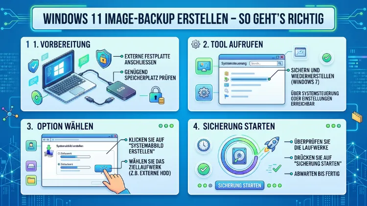 Windows 11 Image-Backup erstellen – So geht’s richtig