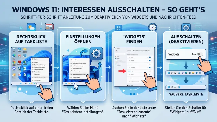 Windows 11: Interessen ausschalten – So geht’s