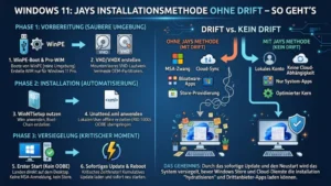 Windows 11: Jays Installationsmethode ohne Drift – So geht’s