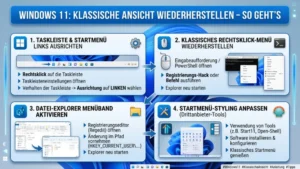 Windows 11: Klassische Ansicht wiederherstellen – So geht’s