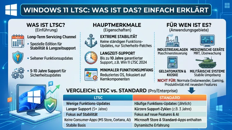 Windows 11 LTSC: Was ist das? Einfach erklärt