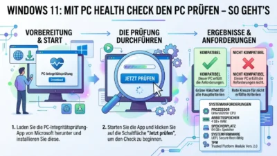 Windows 11: Mit PC Health Check den PC prüfen – So geht’s