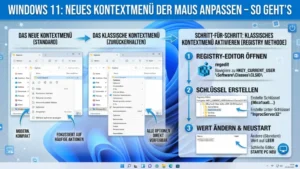 Windows 11: Neues Kontextmenü der Maus anpassen – So geht’s