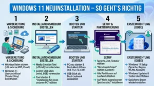 Windows 11 Neuinstallation – So geht’s richtig