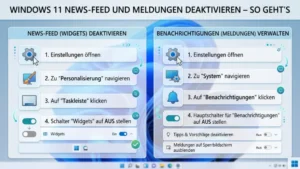 Windows 11 News-Feed und Meldungen deaktivieren – So geht’s