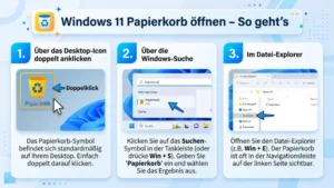 Windows 11 Papierkorb öffnen – So geht’s