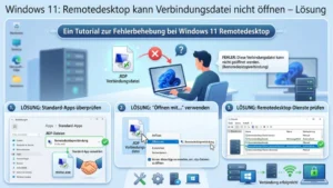 Windows 11: Remotedesktop kann Verbindungsdatei nicht öffnen – Lösung