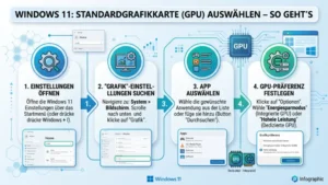 Windows 11: Standardgrafikkarte (GPU) auswählen – So geht’s