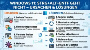 Windows 11: Strg+Alt+Entf geht nicht – Ursachen & Lösungen