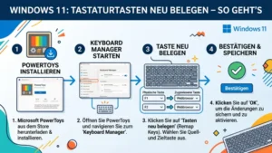 Windows 11: Tastaturtasten neu belegen – So geht’s