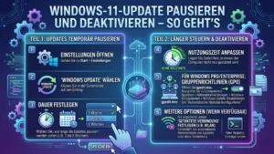 Windows-11-Update pausieren und deaktivieren – So geht’s