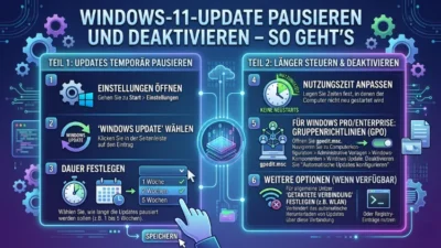 Windows-11-Update pausieren und deaktivieren – So geht’s