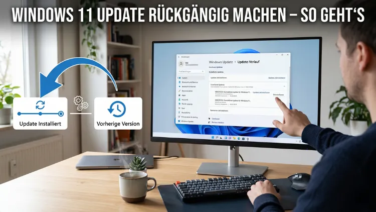 Windows 11 Update rückgängig machen – So geht’s