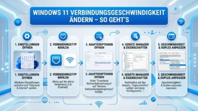 Windows 11 Verbindungsgeschwindigkeit ändern – So geht’s