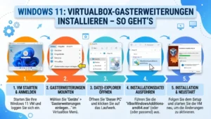 Windows 11: VirtualBox-Gast-Erweiterungen installieren – So geht's