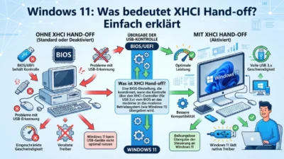 Windows 11: Was bedeutet XHCI Hand-off? Einfach erklärt