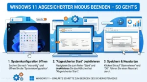 Windows 11 abgesicherter Modus beenden – So geht’s