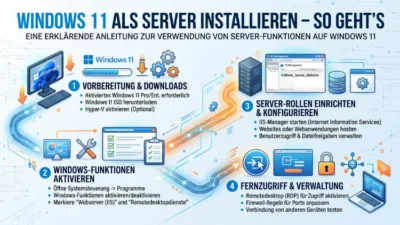 Windows 11 als Server installieren – So geht’s