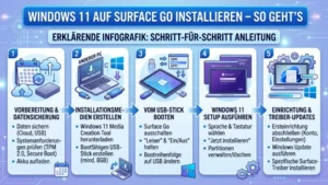 Windows 11 auf Surface Go installieren – So geht’s