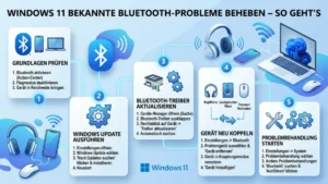 Windows 11 bekannte Bluetooth-Probleme beheben – So geht’s