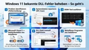Windows 11 bekannte DLL-Fehler beheben – So geht’s